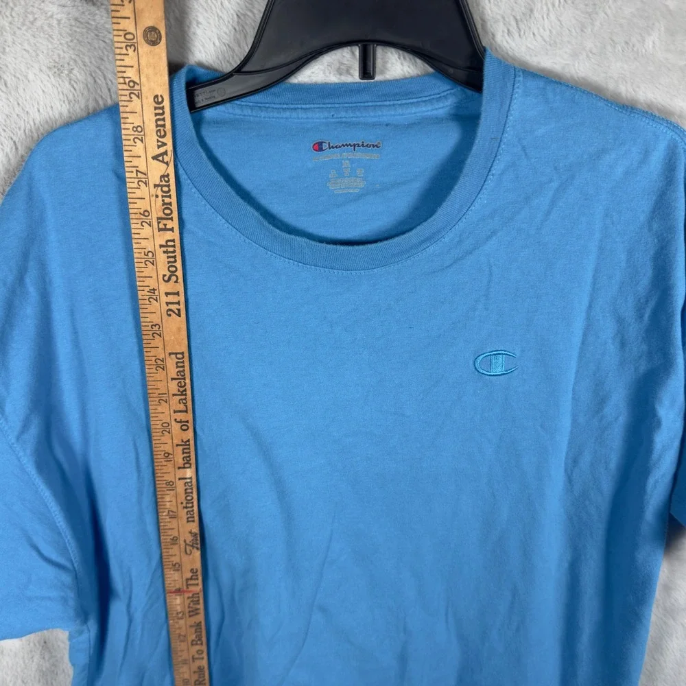 Champion Mens Blue Crew Neck Short Sleeve T Shirt Authentic Athletic Apparel XL‎ - Picture 3 of 5